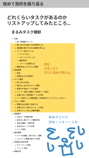 自分のタスクがヤバいことを自覚（仕事かな？）